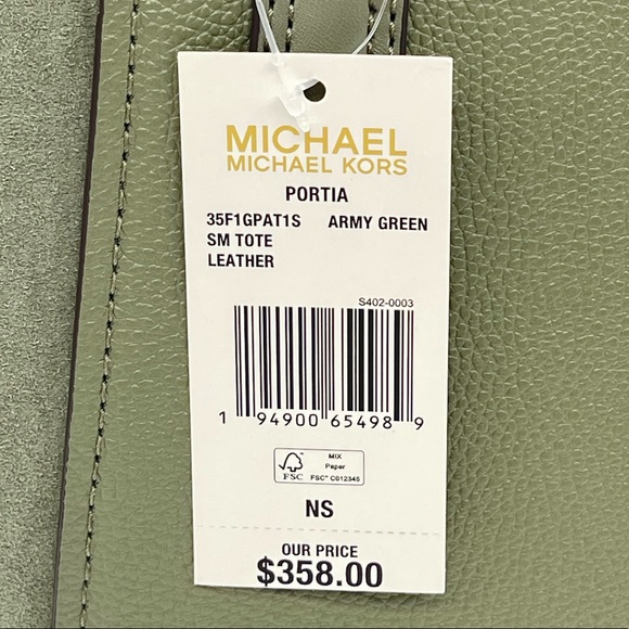 Michael Kors Portia Small Bucket Tote Bag - Picture 8 of 13